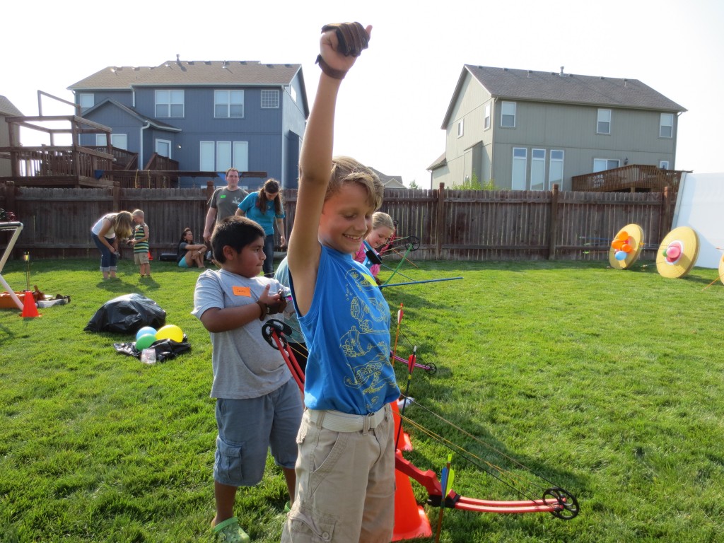 archery party - birthday boy