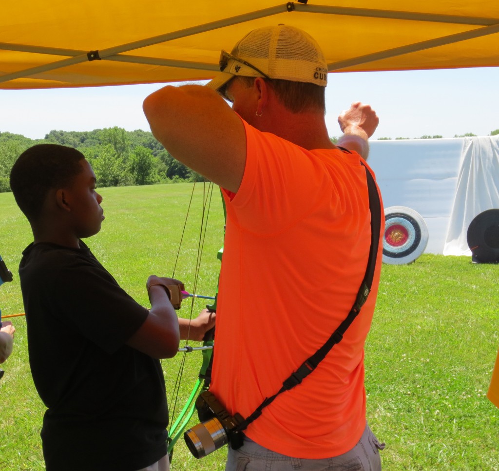 archery at camp